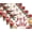 Christmas Ball, variant on Christmas Mistletoe Placemats Set of 4,Christmas Decoration Placemats Dining Table Mat Set,12x18 Washable Stain Resistant Wipeable Cloth Placemat for Kitchen Buffet Parties