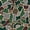 Green Brown, variant on Castle Fairy Camo Camper Pattern Twin Sheet Sets 3pcs for Teens, Camouflage Art Bedding for Bedroom, Red Black