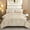Beige, variant on Black Gold Metallic Marble Comforter Set Queen Size,Soft Microfiber Bedding Set(90"x90")