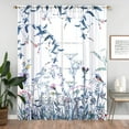 thumbnail image 2 of SPEKSEE 1Pc Floral Sheer Curtains for Living Room, Elegant Flower Spring Printed Window Curtain Chiffon Drapes for Bedroom, 2 of 10
