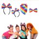 thumbnail image 1 of Diadema arcoíris Bowknot Pride Head Bopper para mujer YONGSHENG, 1 of 5