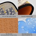 thumbnail image 3 of SKYSONIC Coffee USA Kitchen Rugs Set of 2, Soldier Retro Floor Runner Area Rug Washable Carpet Mat Perfect for Living Room Bedroom Entryway, 3 of 7