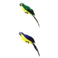 thumbnail image 1 of jinwen 2 Pcs Statue de Perroquet Simulation Accessoires Photo pour Jardin Extérieur, 1 of 7