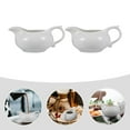 thumbnail image 4 of 2Pcs Sauce Container Sauce Boat Coffee Ceramic Sauce Cup Ceramic Gravy Boat Gravy Container, 4 of 5