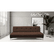 thumbnail image 2 of Sofa Cama Reclinable El Bazar Store New York Chocolate Futon 3 posiciones Sala Love Seat, 2 of 7