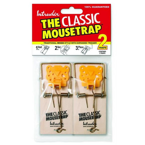 Intruder 5042057 MP48 Tan Classic Mousetrap - Pack of 2