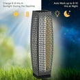 thumbnail image 7 of GRANDPATIO Outdoor Lights Solar Powered Resin Wicker Floor Lamp, for Garden or Porch, Large Fuji 2 PCS,Silver Gray, 7 of 7