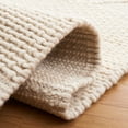 thumbnail image 5 of SAFAVIEH Natura Carter Striped Wool Area Rug, Ivory, 6' x 9', 5 of 8