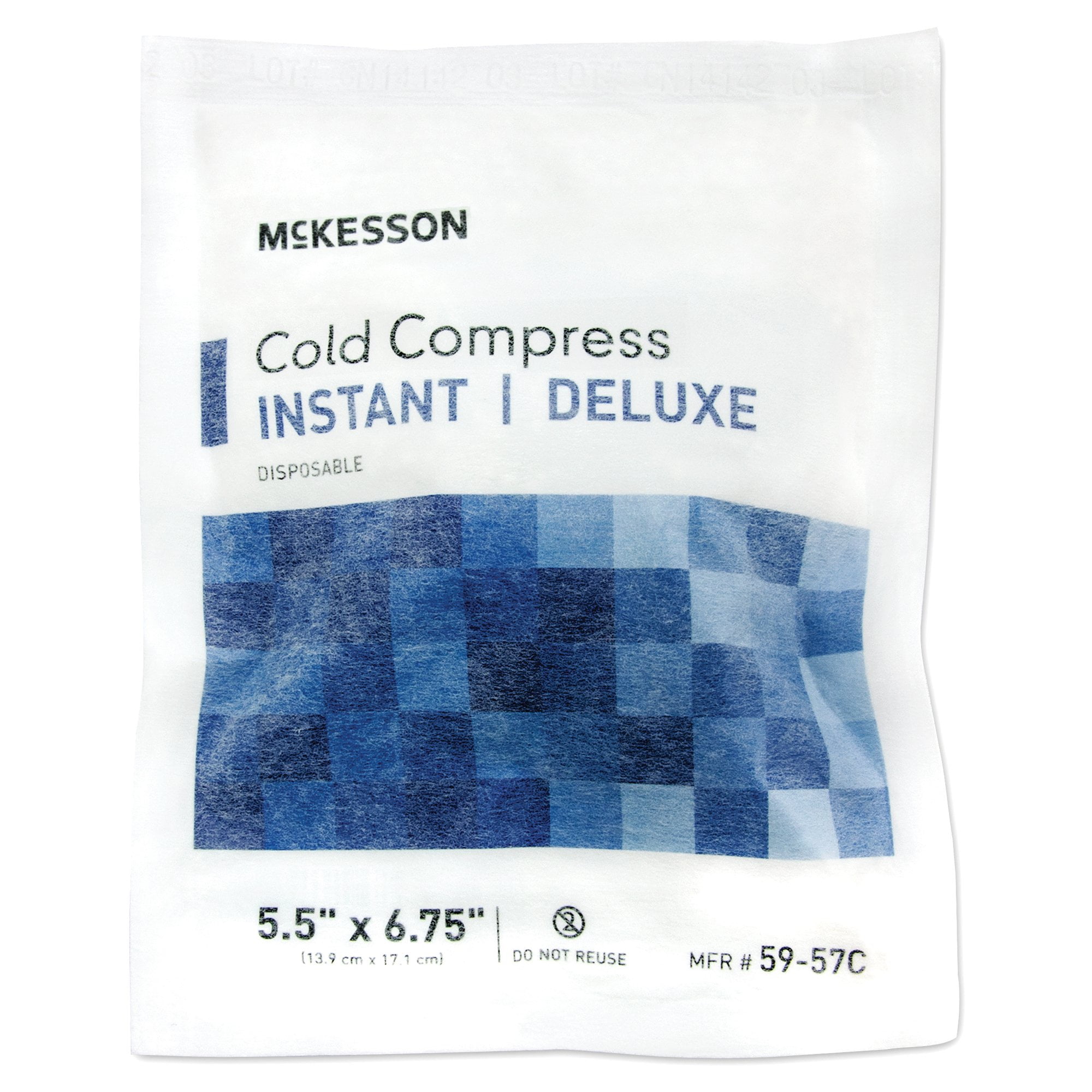 McKesson Deluxe Disposable Fabric 5-1/2 X 6-3/4 Inch Instant Cold Pack 59-57C 1 Each