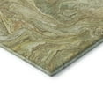thumbnail image 3 of Addison Rugs Mayfield Premium Machine Washable Transitional Abstract Gold Round Rug, 8' x 8', 3 of 6