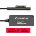 thumbnail image 5 of CY DC 5.5x2.5mm Jack 65W 20V 15V-24V to Surface Pro3 Pro4 Pro5 Pro6 Pro7 Pro8 Pro9 Book Pro Charge Cable, 5 of 7