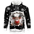 thumbnail image 6 of Men's Christmas Printed Festive With Lined Graphic Sweater Matching Pants Holiday Season Black 3XL, 6 of 8