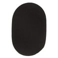 thumbnail image 1 of Rhody Rug S112B018X012 Solid Wool Basket Black Wool, 1 of 1