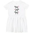 thumbnail image 3 of Inktastic Zebra Cute Safari Animal Girls Toddler Dress, 3 of 5