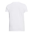 thumbnail image 3 of Camiseta de manga corta Under Armour Rival Core para mujer, blanca, talla S, 3 of 3