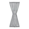 thumbnail image 3 of VHC Brands, Sawyer Mill Ticking Stripe Door Panel, Black, 72x40, 3 of 7