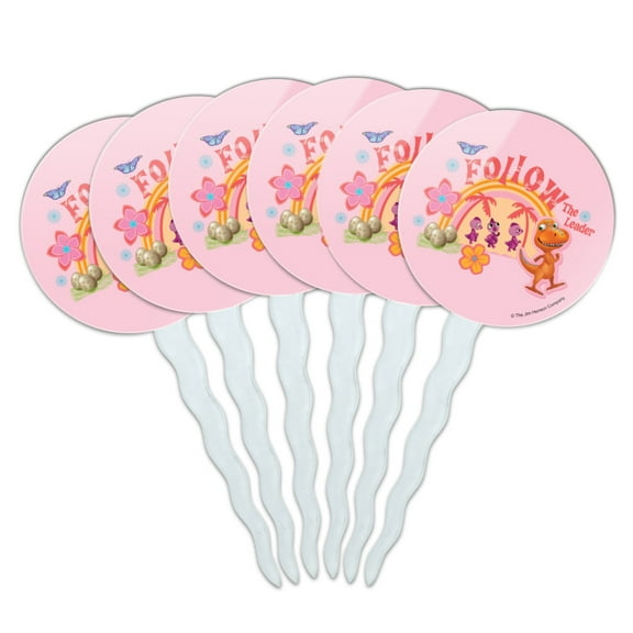 Dinosaur Train Follow the Leader Cupcake Picks Toppers Decoration Set of 6