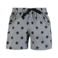 thumbnail image 3 of Hudson Baby Infant Boys Shorts Bottoms 4-Pack, Black Gray Stars, 3-6 Months, 3 of 3