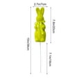 thumbnail image 3 of SouMaox Easter Rabbit Floral Branch Simulated Fleece Bunny Stakes Decorative Spring Flower Picks for Garden Courtyard Home Arrangements, 3 of 9