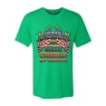 thumbnail image 2 of Wild Bobby, American By Birth Christian By Choice USA Flag Inspirational/Christian Mens Premium Tri Blend T-Shirt, Envy, X-Large, 2 of 3