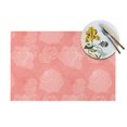 thumbnail image 4 of XMXT 6 Pcs PVC Woven Placemats, Two Color Line Drawing Rose Stain Resistant Anti-Skid Place Mats for Dining Table, 12 x 18 inches, 4 of 6