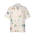 thumbnail image 3 of Camisetas con estampado 3D de arcoíris LGBT para hombres y mujeres, camisetas de manga corta con personalidad, camisetas casuales de verano con botones para hombres, 3 of 5