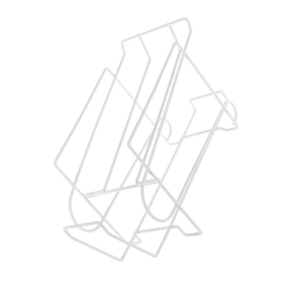 White Iron Beer Storage Rack for Home Use Can Hold 10 Cans Ideal for Bars Clubs Kitchen