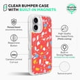 thumbnail image 4 of Living Coral Terrazzo - iPhone 16 Plus Clear Bumper MagSafe Case,iPhone 16 Pro, 4 of 7