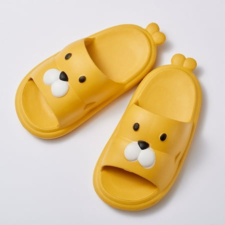 

Lilgiuy Toddler Baby Sandals Cartoon Seal Soft And Non-Slip Kids Home Slipper Children s Shose Yellow 5-5.5 Years Fall Clothes for 2022 Spring Winter