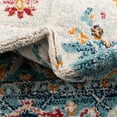 thumbnail image 4 of Unique Loom Madeline Vintage Collection Area Rug - Jackson (2' 11" x 16' Runner Teal/Ivory), 4 of 7