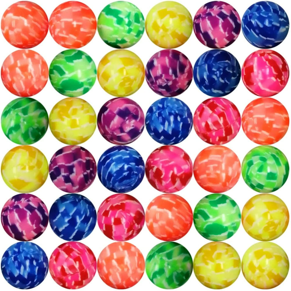 Bouncy Balls Bulk Party Favors for Kids and Gumball Vending Machine 100 pcs 27 mm 1.06
