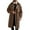 Coffee#138, variant on FINALGANG Men Anoraks Solid Color Long Sleeve Turndown Collar Button Coat Man Versatile Climbing Hiking Camping Cycling Jacket,Black,L