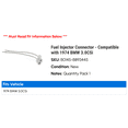 thumbnail image 2 of Fuel Injector Connector - Compatible with 1974 BMW 3.0CSi, 2 of 2