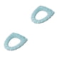 thumbnail image 1 of Ounissouiy Cubierta de asiento de inodoro Closestool Almohadillas en forma de O Acrílico Baño Hogar Tejer Mats Mantener caliente Universal Type6 NO6, 1 of 6