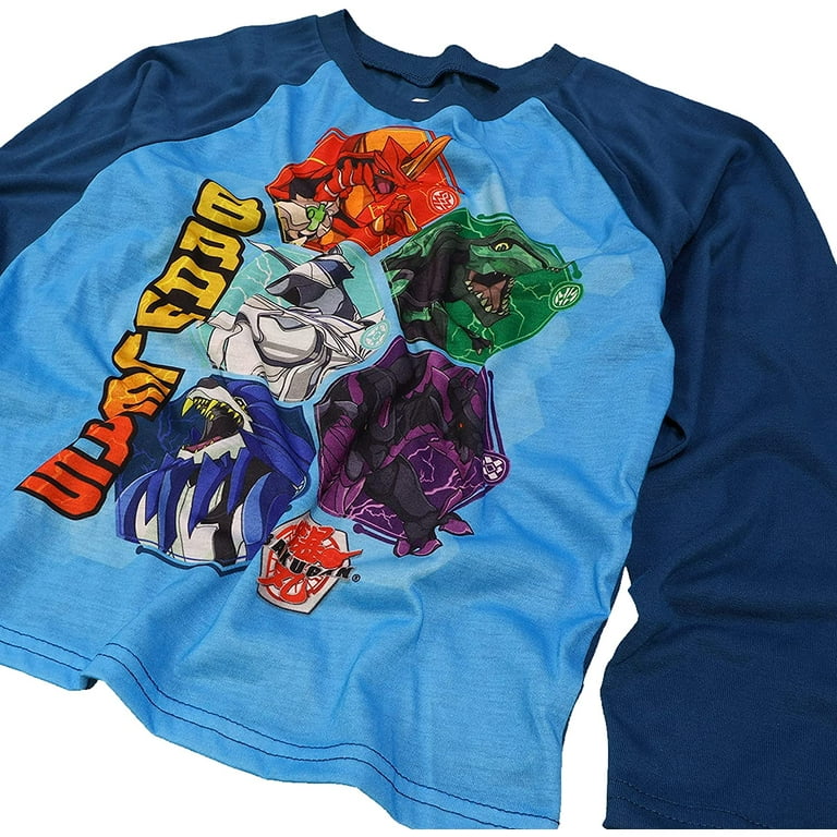 Bakugan Battle Brawlers Drago Anime Characters Boy's 2-Piece Pajama Set,  Size 10 