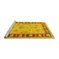 thumbnail image 2 of Ahgly Company Machine Washable Indoor Rectangle Oriental Yellow Traditional Area Rugs, 4' x 6', 2 of 4