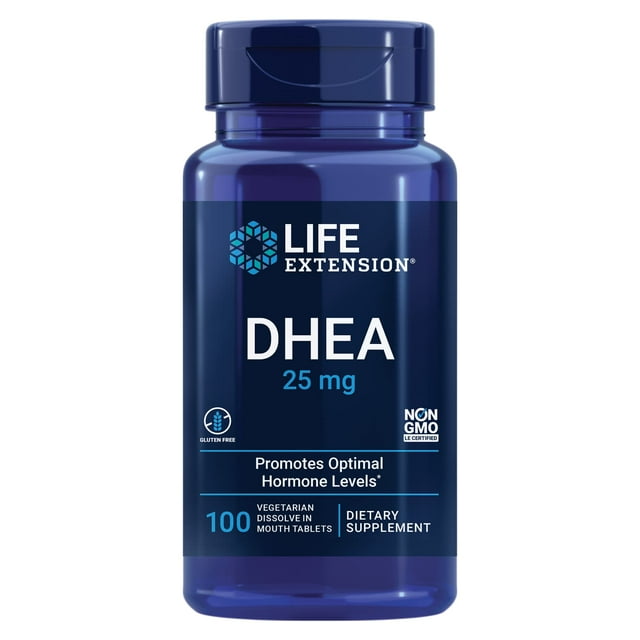 Suplemento Life Extension DHEA 25 mg Hormone Balance 100 comprimidos