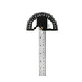 thumbnail image 1 of Amdohai 2in1 Multifunctional Magnetic Straight and Angle Measuring Ruler Woodworking Scribe Ruler Woodworking Ruler Detachable, 1 of 8