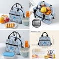 thumbnail image 5 of KEIAHUAN Blue Bow Volleyball Boys Backpack Set for Kids, Durable & Lightweight, 4pcs Back to School Kit, 17 Inch Daily Backpack, Ideal Supplies for 6-8 Students, Partition Pencil Case Included, 5 of 7