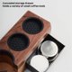 thumbnail image 4 of Estación de Apisonamiento Espresso con Soporte de Madera, Se Adapta A Portafiltros de 51mm-58mm, Incluye 3 Agujeros para Pisones y Niveladores B, 4 of 5