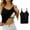 Black, variant on Shelf Bra Camisoles Adjustable Spaghetti Strap Tank Tops Basic Layer Womens Pleated Tube Top Skin Tone Shirt Strapless Undershirt Tray for Multiple Glasses Light Tan Shirts for Women Tube Top Swimsuit