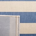 thumbnail image 5 of Safavieh Courtyard Ermintrude Striped Indoor/Outdoor Area Rug, Beige/Blue, 8' x 10', 5 of 9