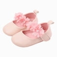 thumbnail image 3 of KPOPLK Toddler Flower Girl Dress Shoes - Little Girl Ballet Flats Sparkly Wedding Party Shoes Size 5,Pink, 3 of 8