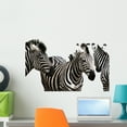 thumbnail image 1 of Zebra Wall Mural by Wallmonkeys Peel and Stick Graphic (24 in W x 15 in H) WM342825, 1 of 4
