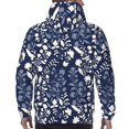 thumbnail image 3 of Bingfone Plant Men's Drawstring Hoodie Long Sleeve Pocket Sweatshirts-4X-Large, 3 of 6