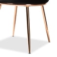 thumbnail image 6 of Baxton Studio Farah Dining Chair, Set of 2, Black/Rose Gold, 6 of 9