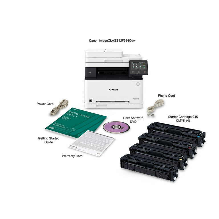 Canon imageCLASS MF634Cdw All-in-One Laser Printer - Walmart.com Canon imageCLASS MF634Cdw All-in-One Laser Printer - Walmart.com