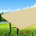 thumbnail image 4 of Mantel rectangular para picnic, manteles elásticos impermeables para mesas de 6 pies, mantel de poliéster lavable para acampar, interior y exterior (30" x 72"), 4 of 5