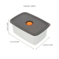 thumbnail image 2 of unbranded Caja De Acero Inoxidable Para Conservación De Con Y Apilable Plata, 2 of 8