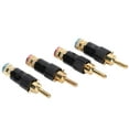 thumbnail image 4 of Conectores Banana Preffair BA1410, conector tipo Banana para altavoz HIFI chapado en oro de 24K para receptores de Audio y vídeo y sistemas de sonido, 4 of 8